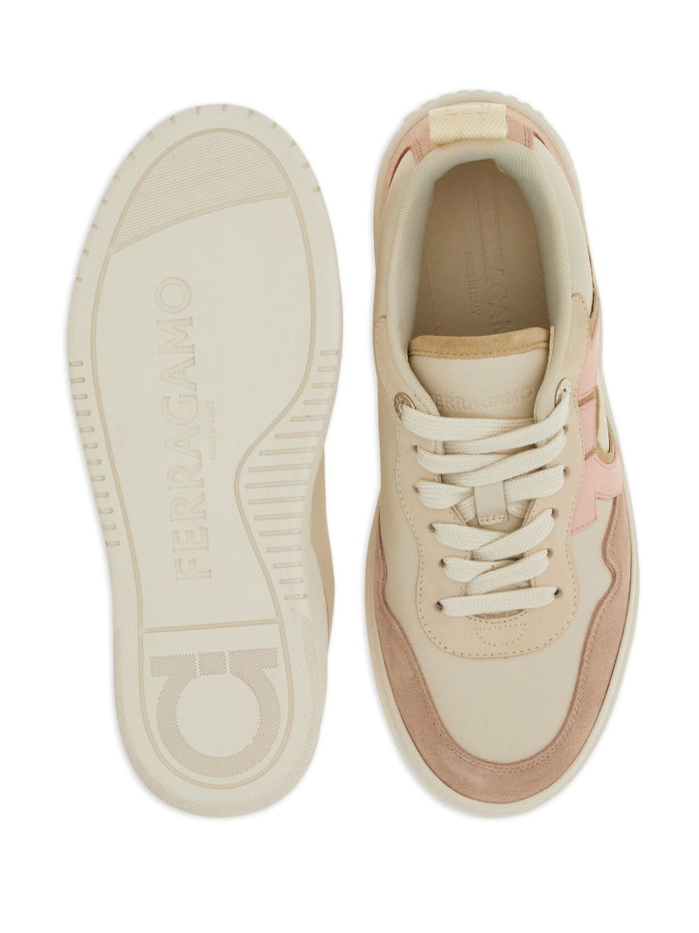 Ferragamo Sneakers Powder Furs & Skins->calfskin100.0 %