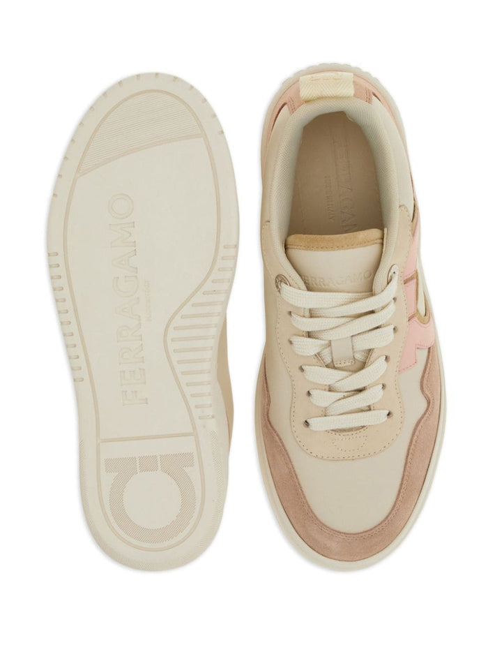 Ferragamo Sneakers Powder Furs & Skins->calfskin100.0 %