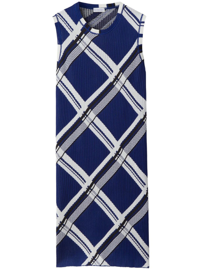 Burberry Dresses Blue Silk