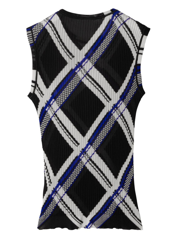 Burberry Top Black Silk