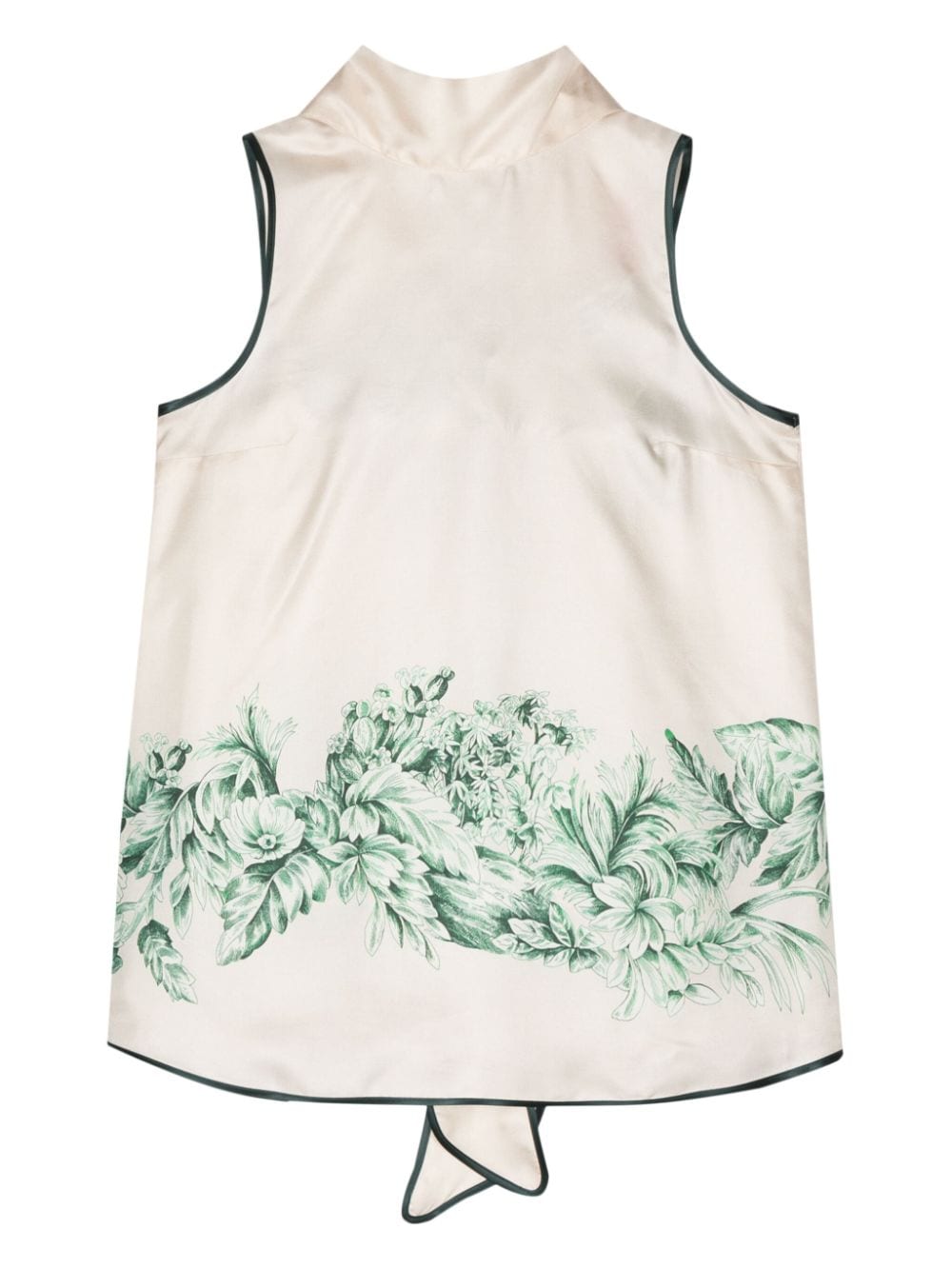 F.r.s . Top Green Silk