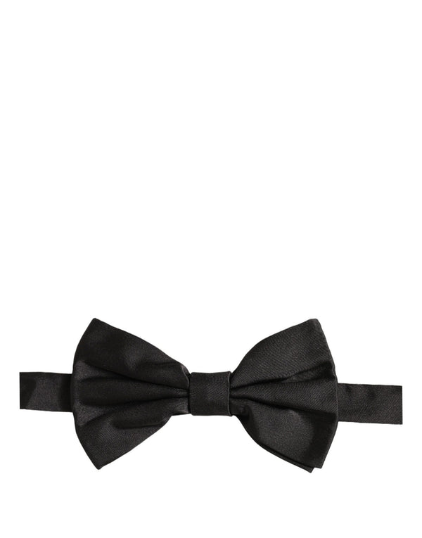Dolce & Gabbana 100% Silk bow tie in black