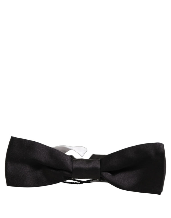 Dolce & Gabbana 100% Silk bow tie in black