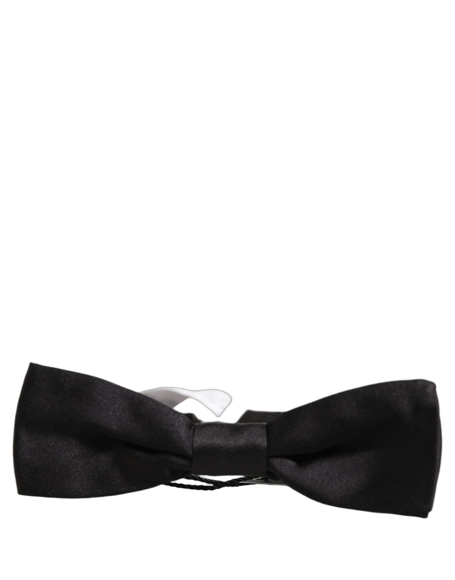 Dolce & Gabbana 100% Silk bow tie in black