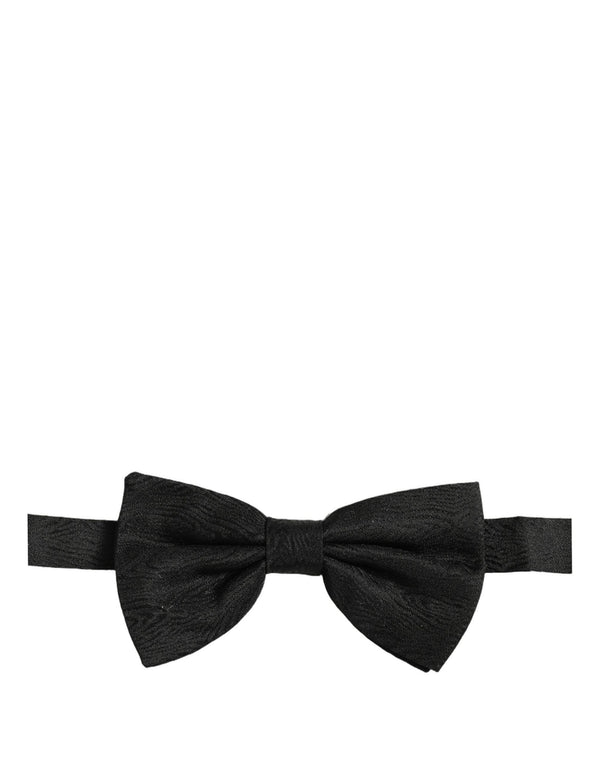 Dolce & Gabbana 100% Silk bow tie in black
