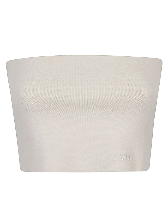 Liviana Conti Top White Viscose Polyamide