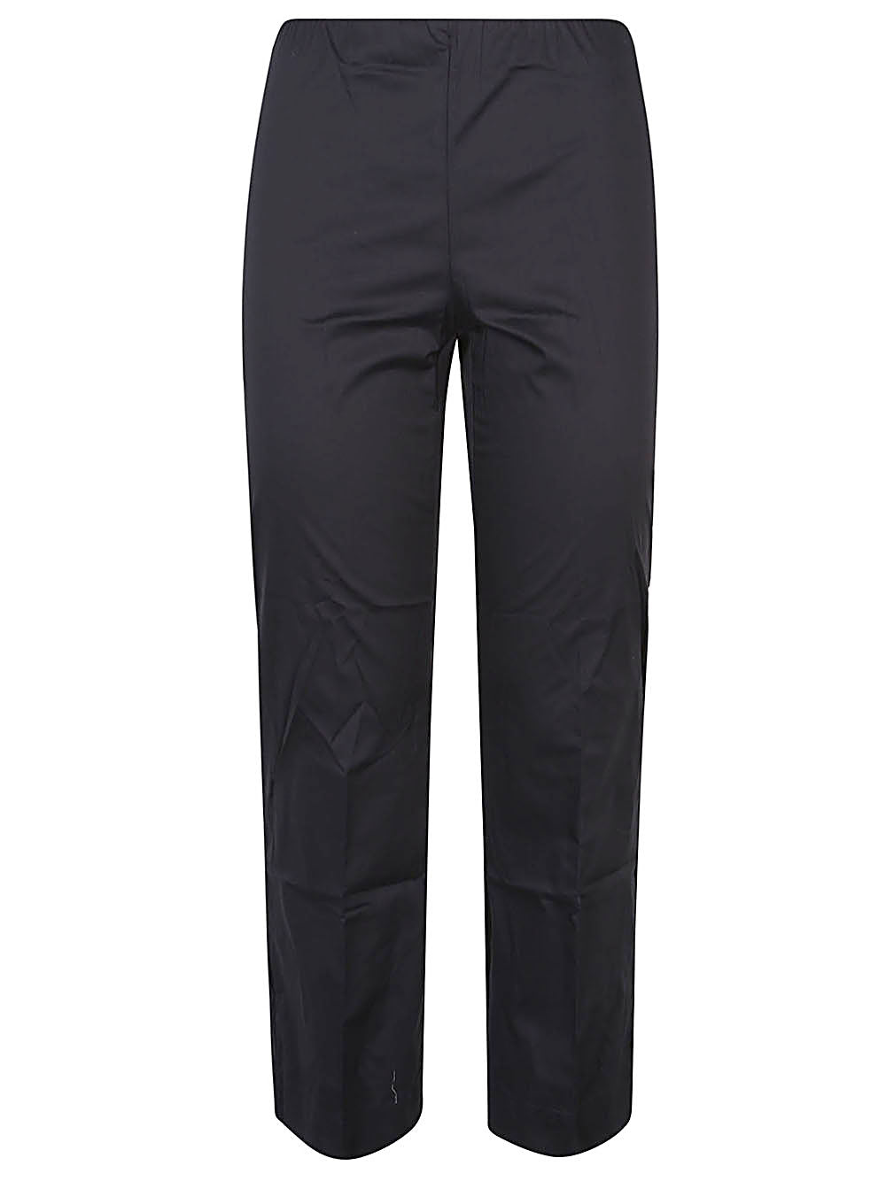 Liviana Conti Trousers Black Cotton Polyamide Elastane