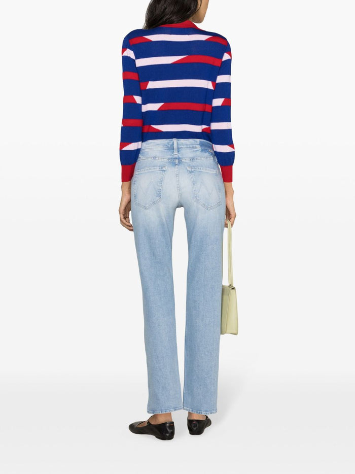 Mother Jeans Clear Blue Cotton Elastane
