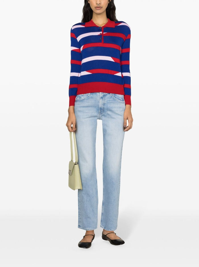 Mother Jeans Clear Blue Cotton Elastane