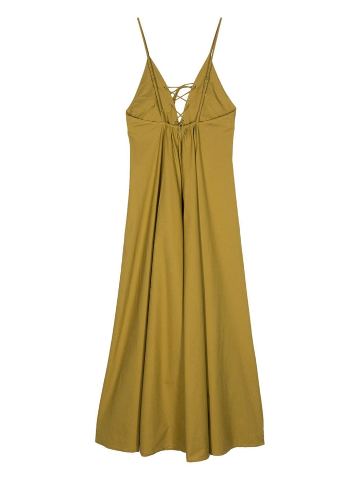 Forte Dresses Kaki Cotton
