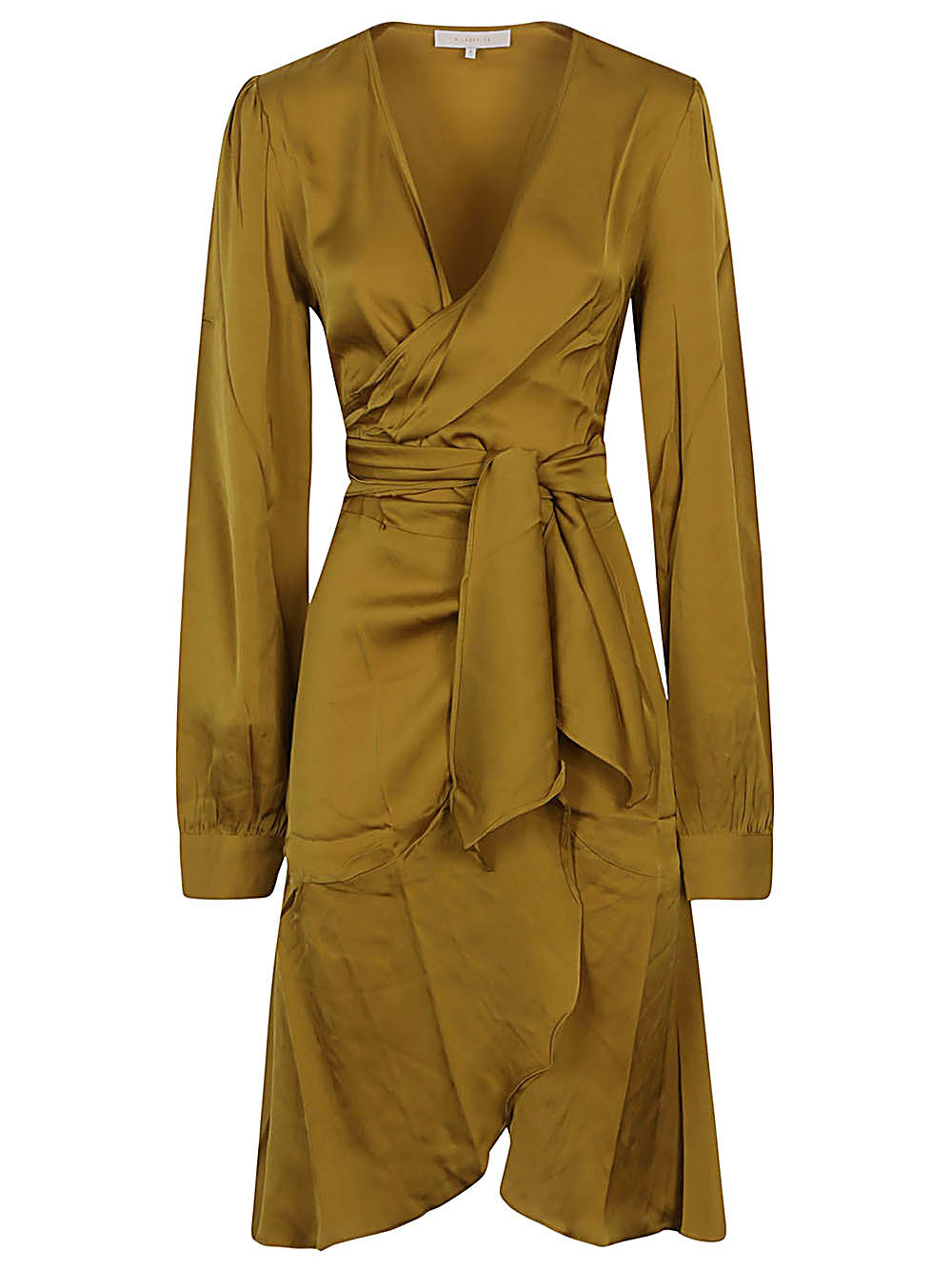 SILK95FIVE Dresses Golden Silk Elastane