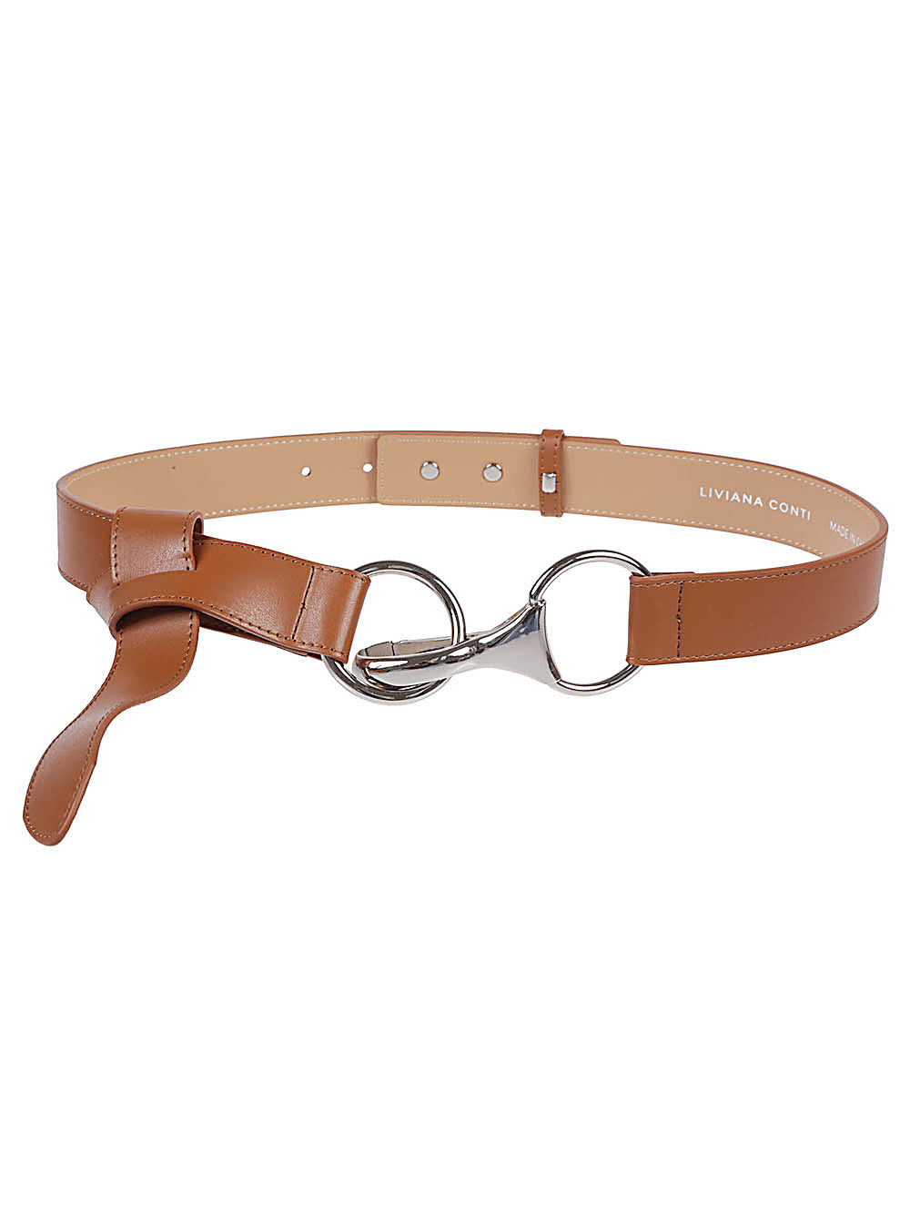Liviana Conti Belts Brown Polyurethane Polyester