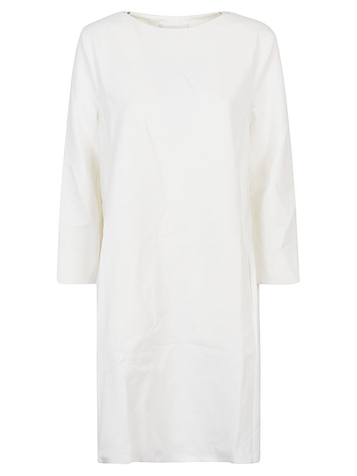 Liviana Conti Dresses White Viscose Polyamide Elastane