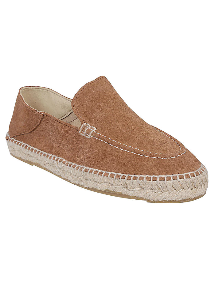Manebi Flat Shoes Brown Suede