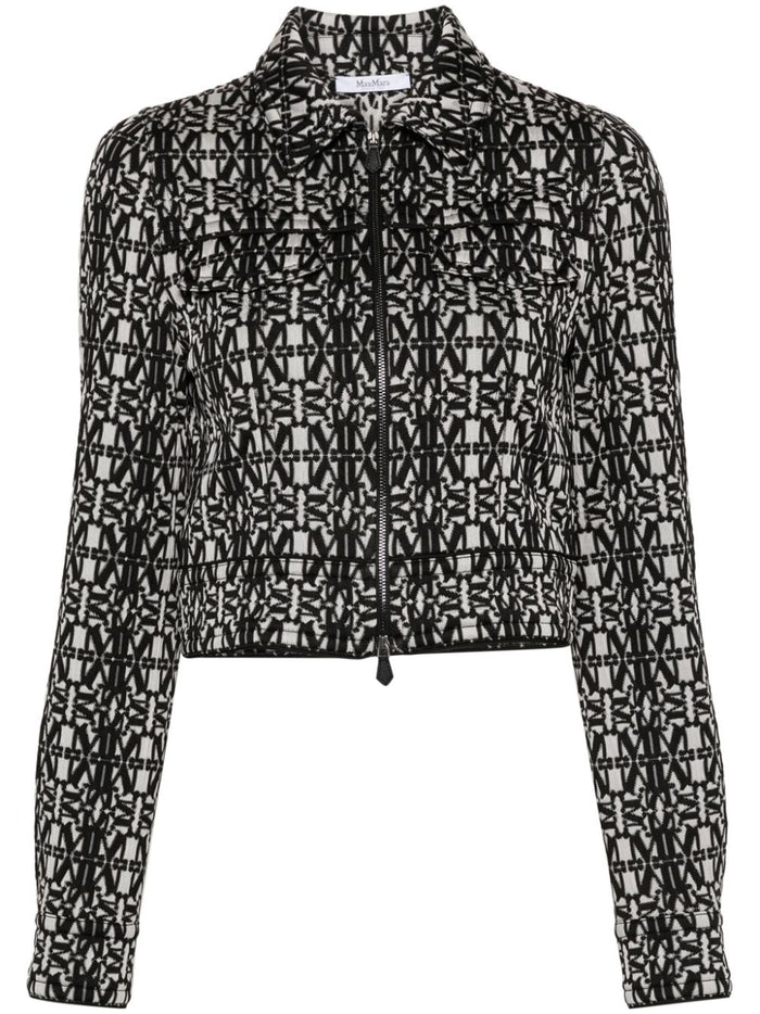 Max Mara Jackets White Polyester Polyamide Elastane