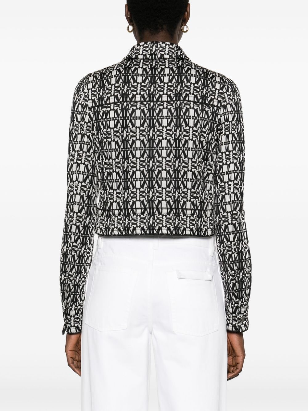 Max Mara Jackets White Polyester Polyamide Elastane