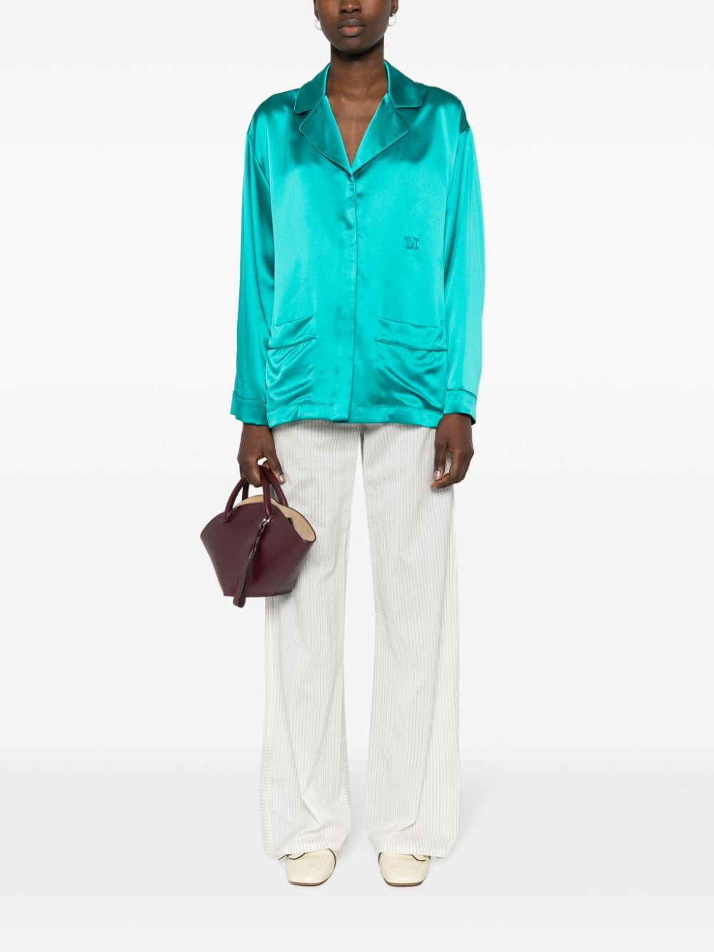 MAX MARA PIANOFORTE Jackets Green Silk