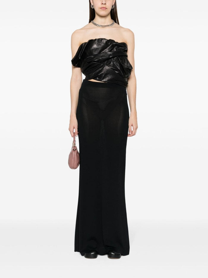 Rick Owens Top Black Polyamide