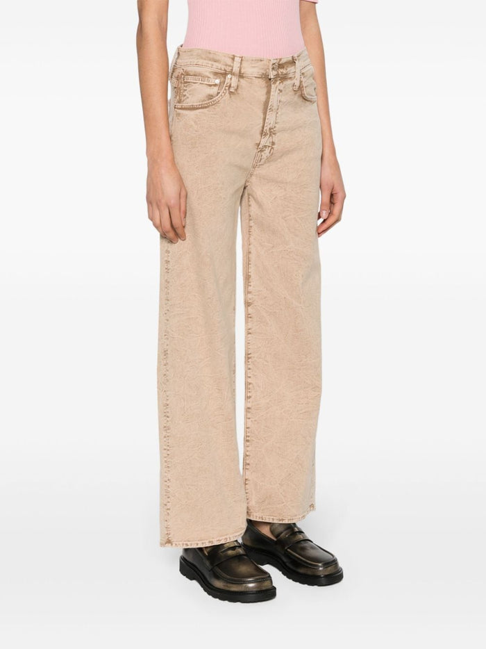 Mother Jeans Beige Cotton