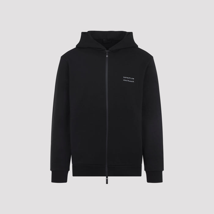 Cotton Sweatshirt Black Jacket
