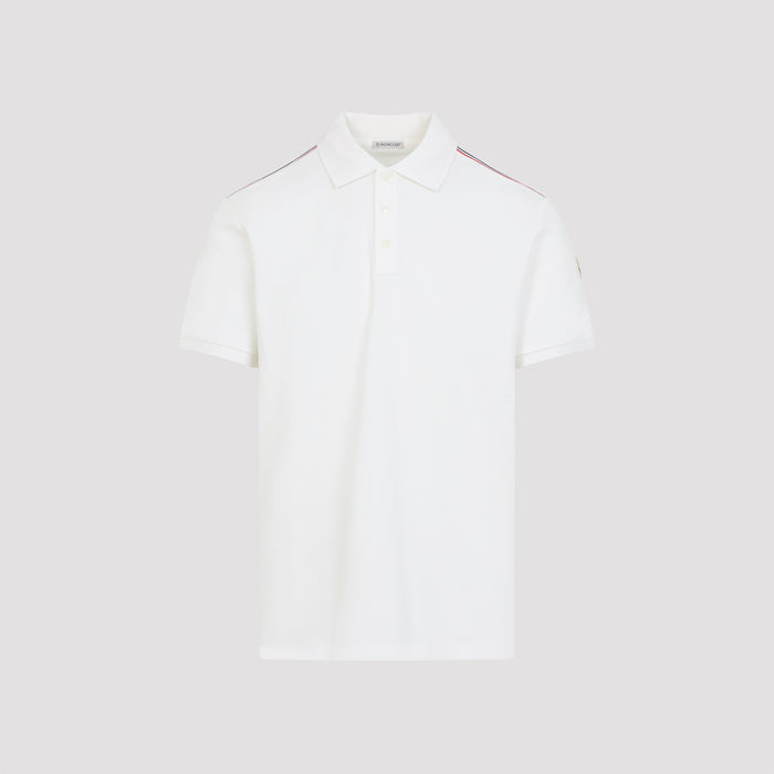 Short Sleeves Polo White Cotton
