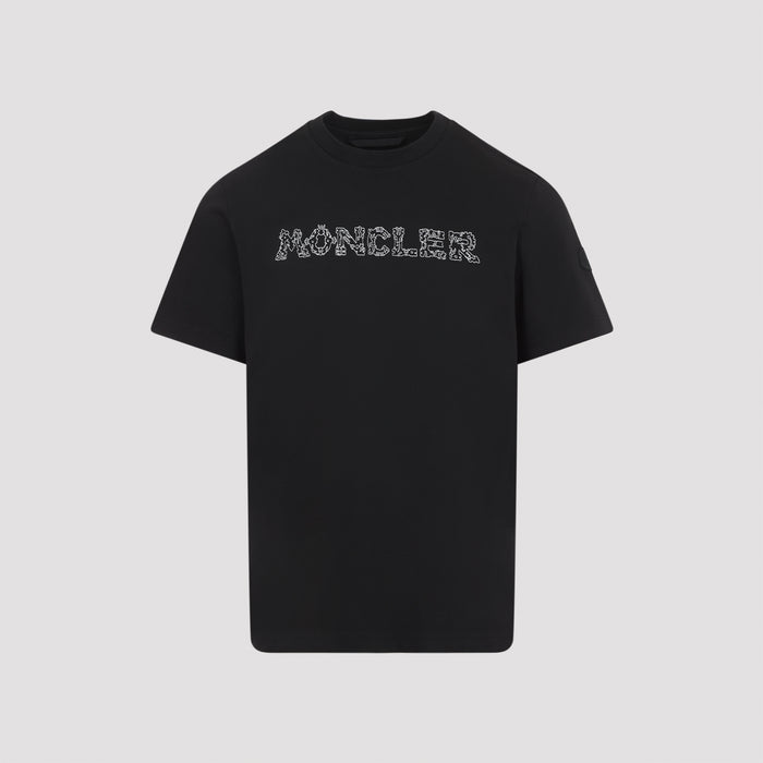 Short Sleeves T-Shirt Black Cotton Tshirt