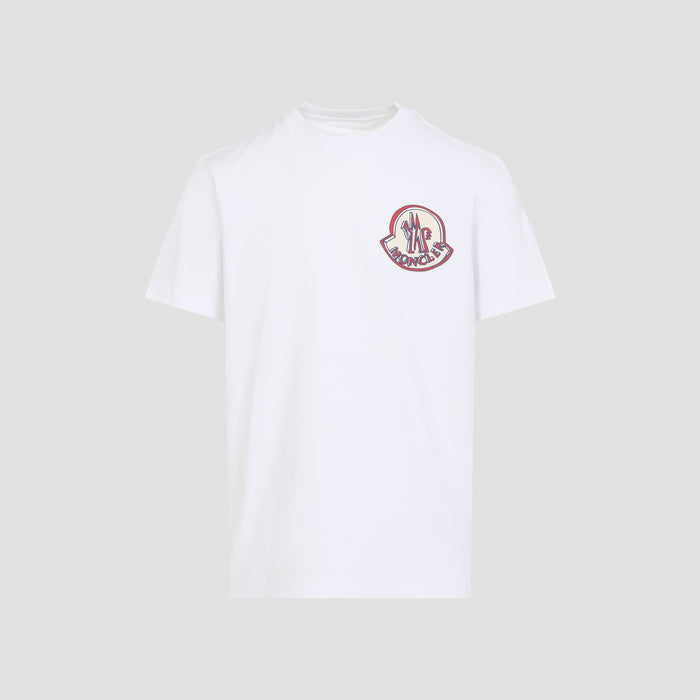 Short Sleeves T-shirt White Cotton Tshirt