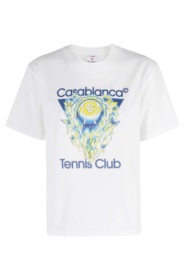 Tennis Club Icon Tshirt White Cotone T-shirt