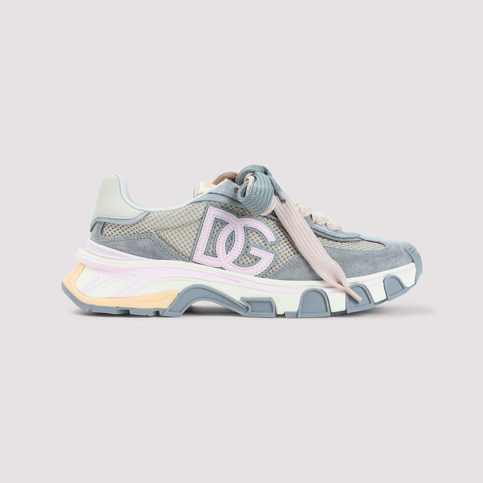 Low-top Sneakers Nude & Neutrals Polyamide Calf Leather Shoe