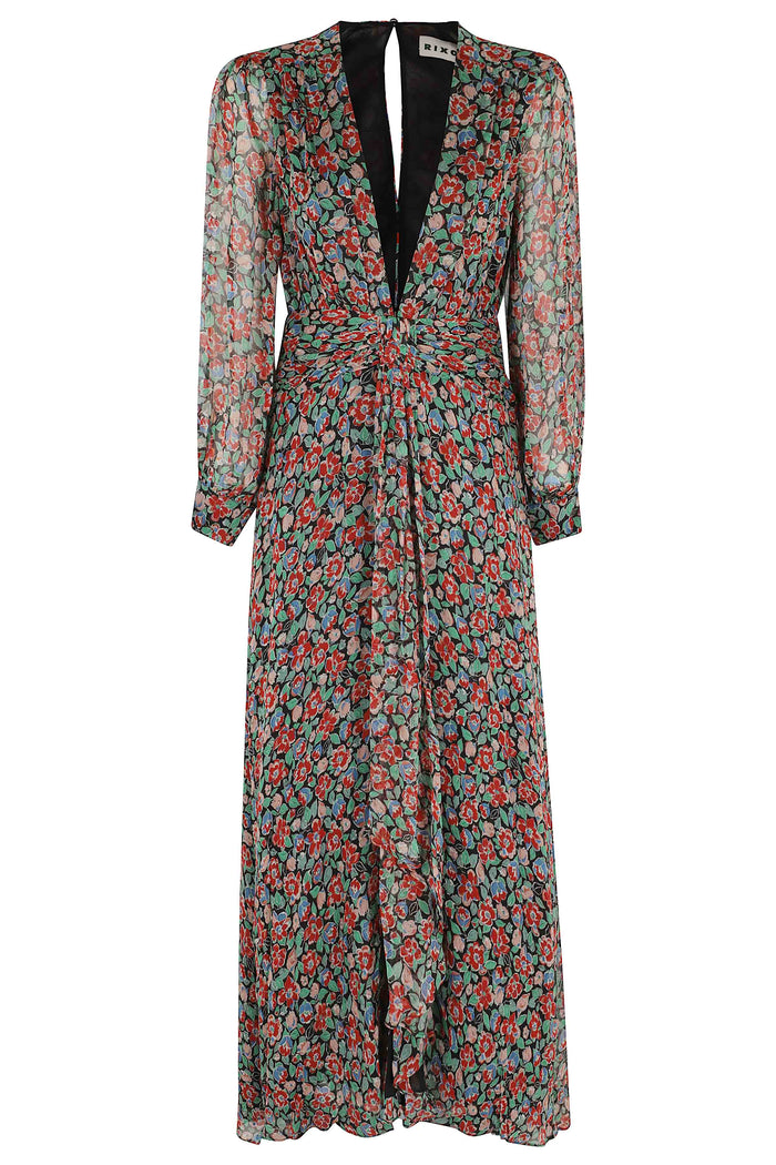 Meera Dress Black Viscose Abito