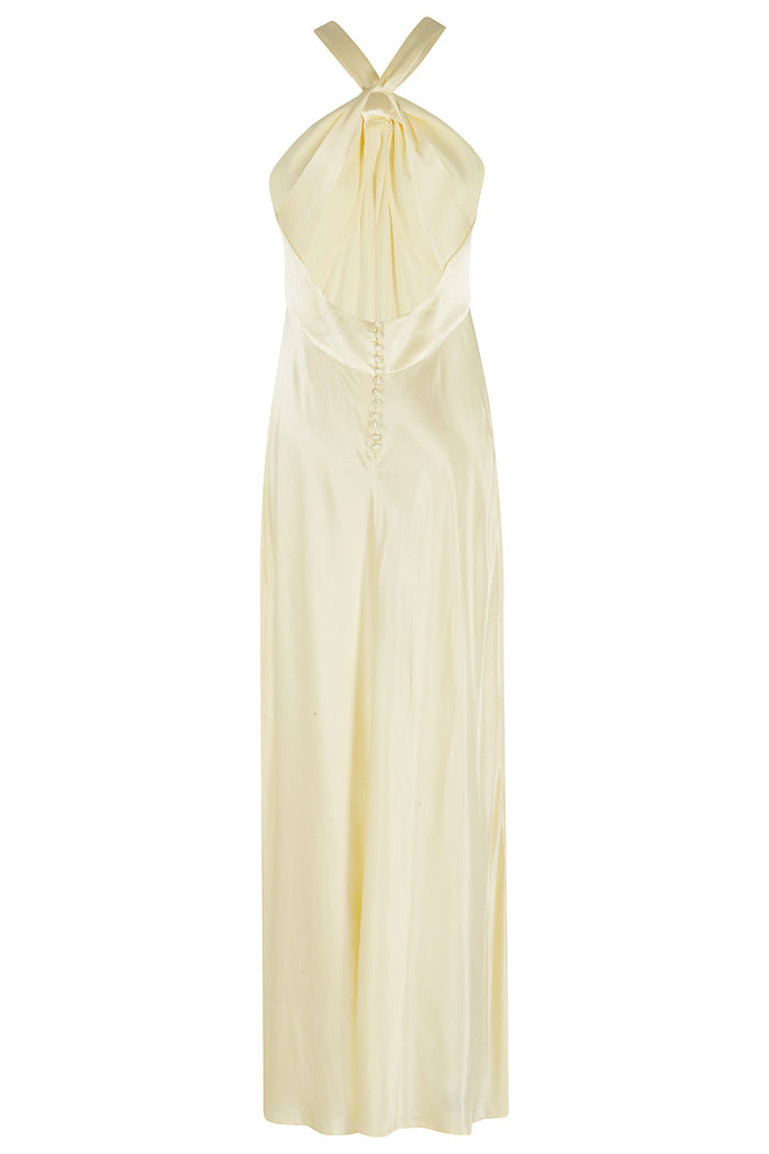 Losanna Dress Yellow & Orange Viscose Abito