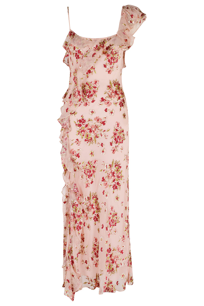 Ester Dress Pink & Purple Viscose Abito