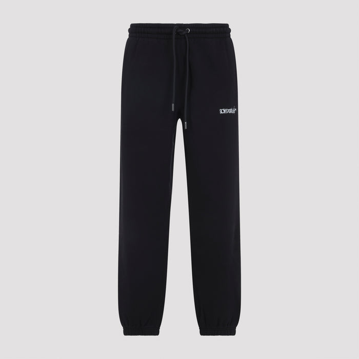 Heraldic Treshold Arrows Pants Black Cotton