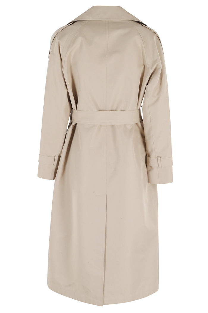 Trench Brown Cotone Poliestere