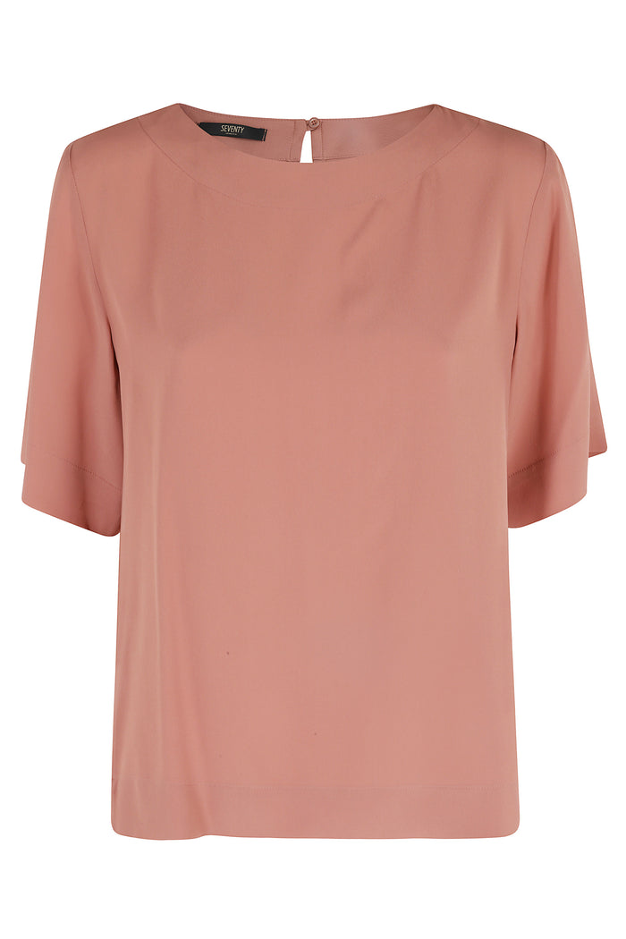Camicia Pink & Purple Acetato Seta Top