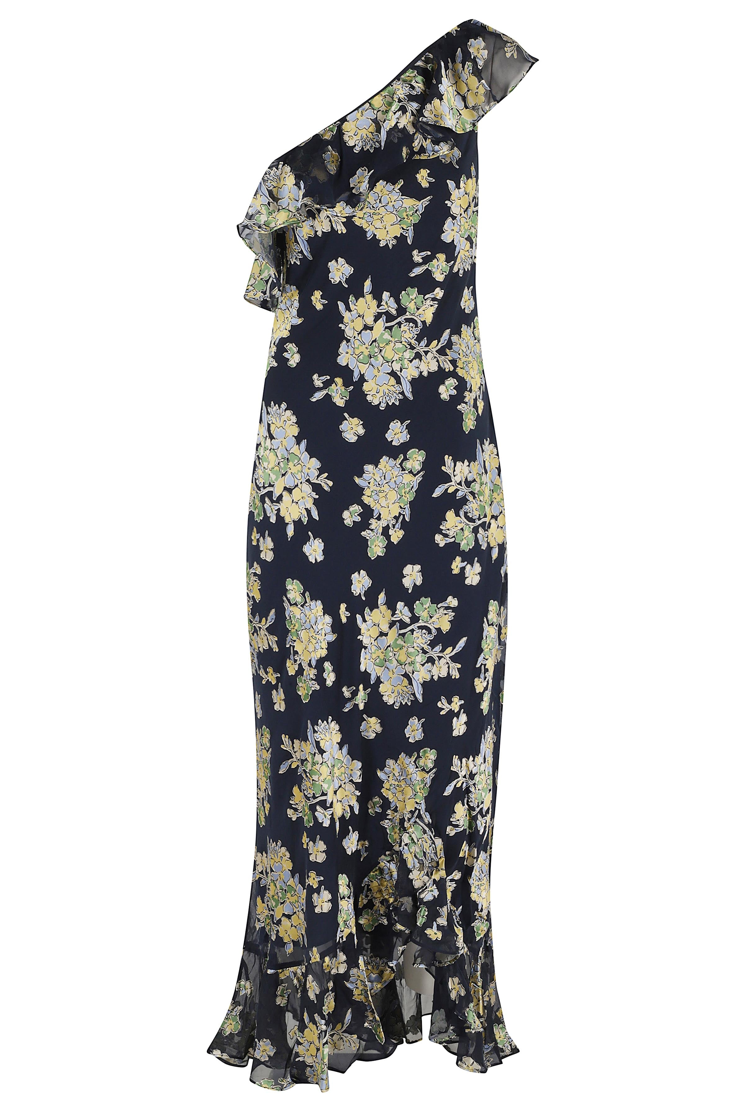 Leon Dress Blue Viscose Abito
