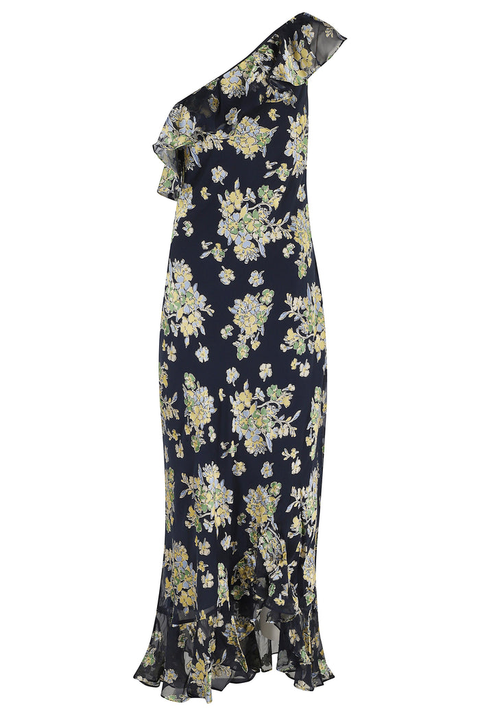 Leon Dress Blue Viscose Abito