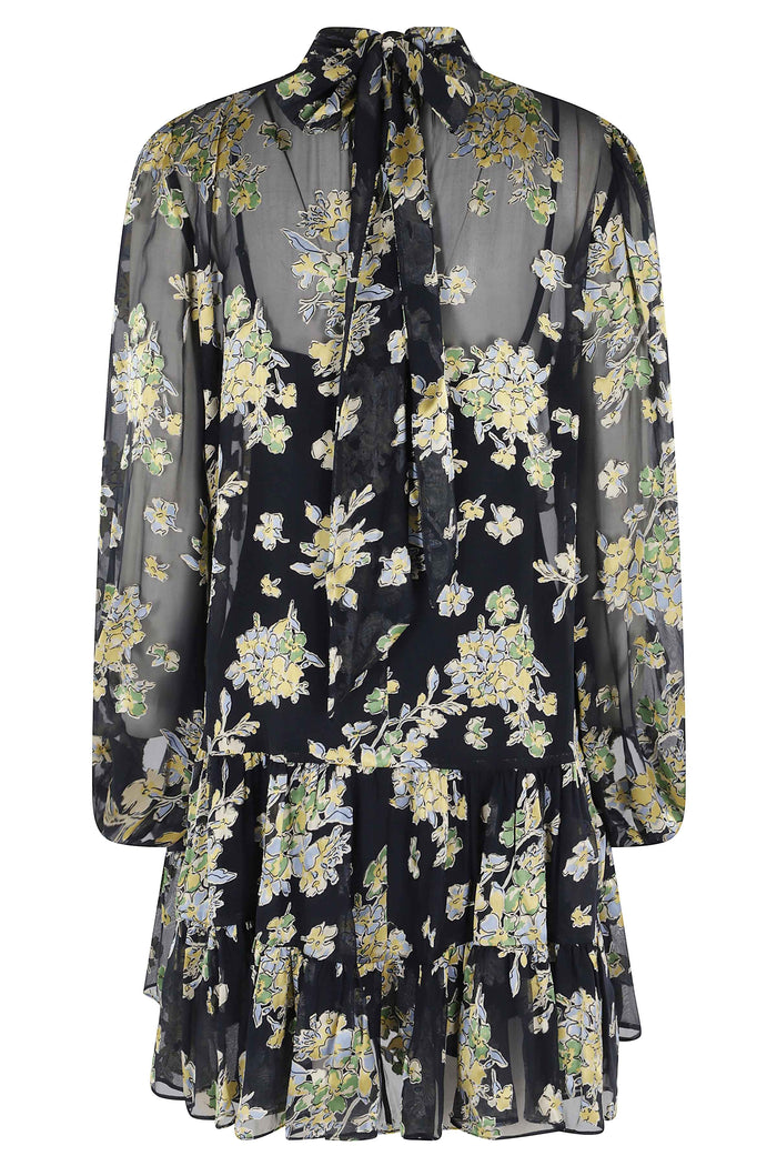 Anaya Dress Blue Viscose Abito