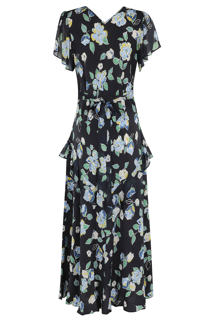 Evie Dress Blue Silkcontrast: Viscose Abito