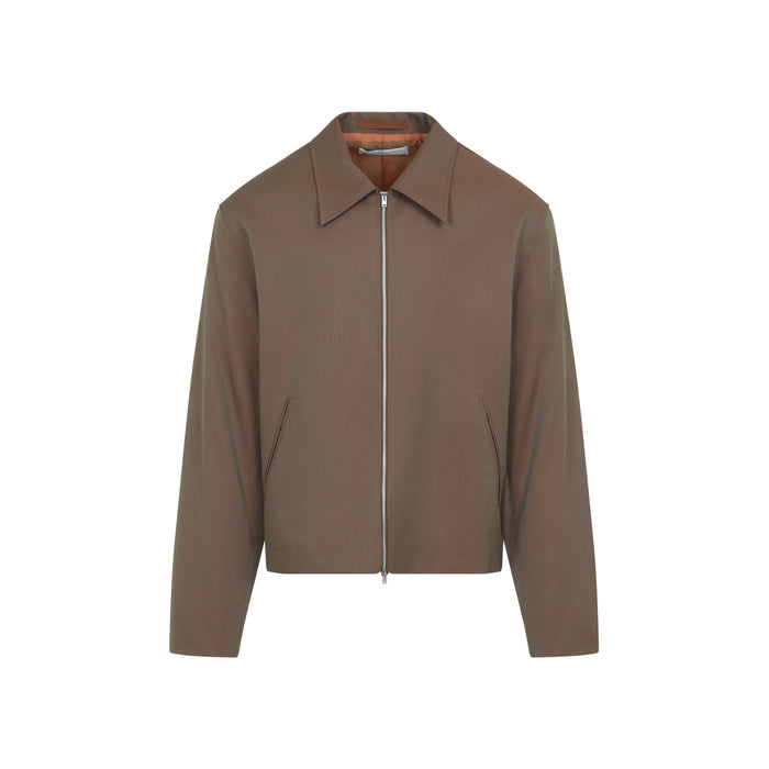 Mini Jacket Brown Virgin Wool