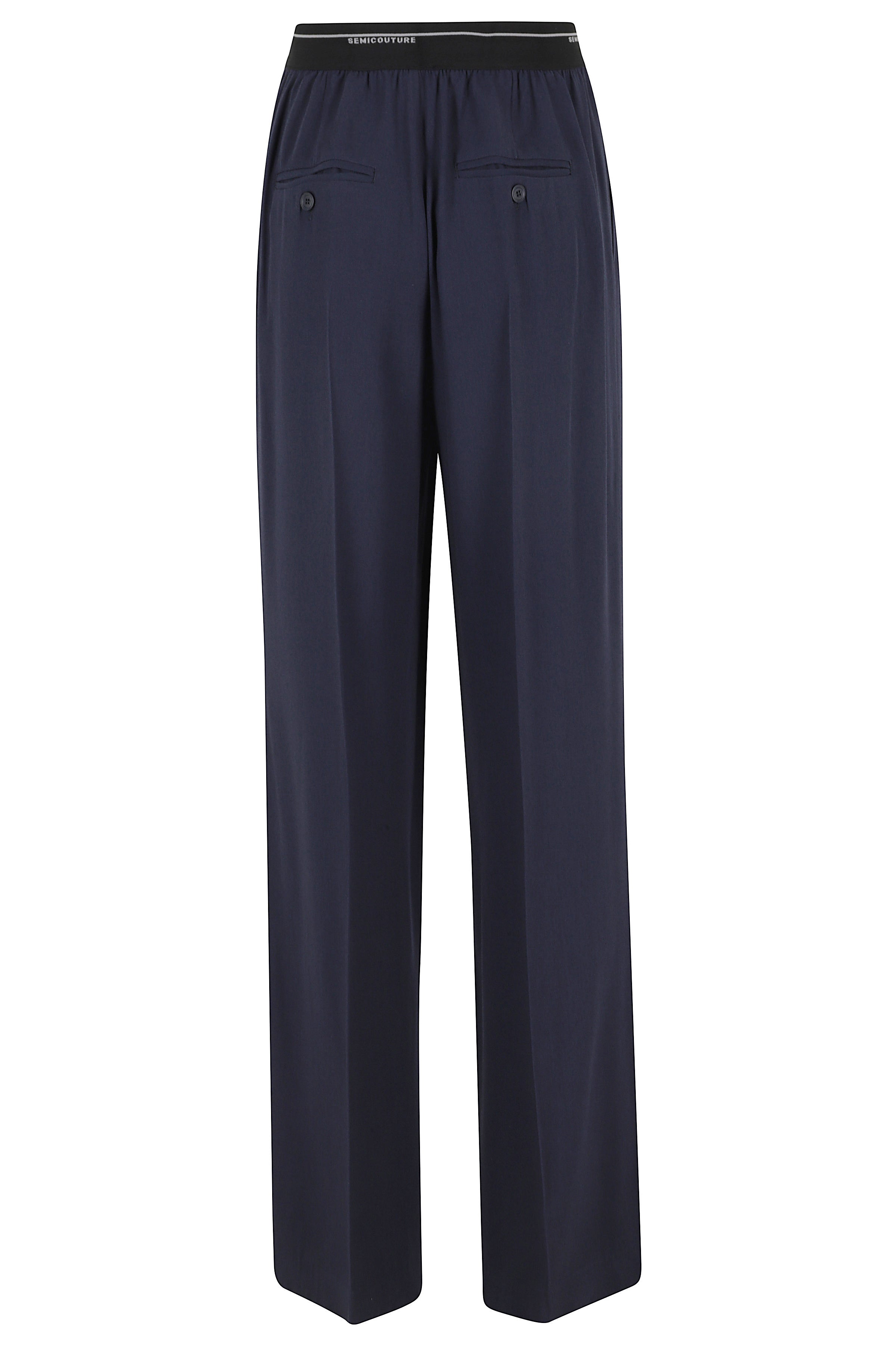 Pantalone Navara Blue Viscosa Pantaloni