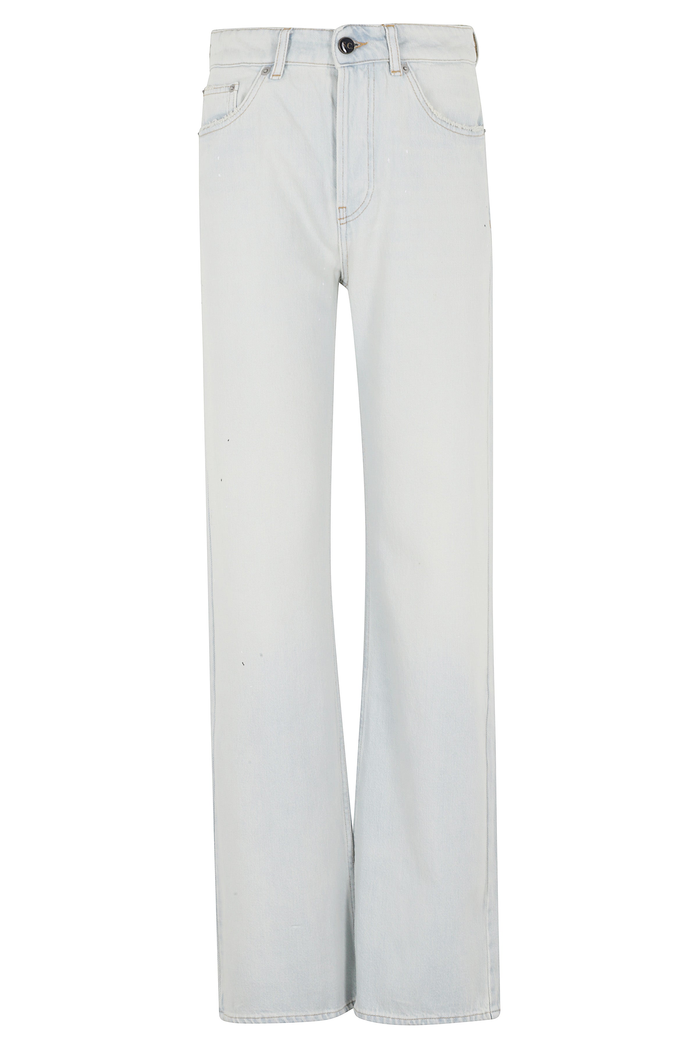 Pantalone Delma Blue Cotone Pantaloni