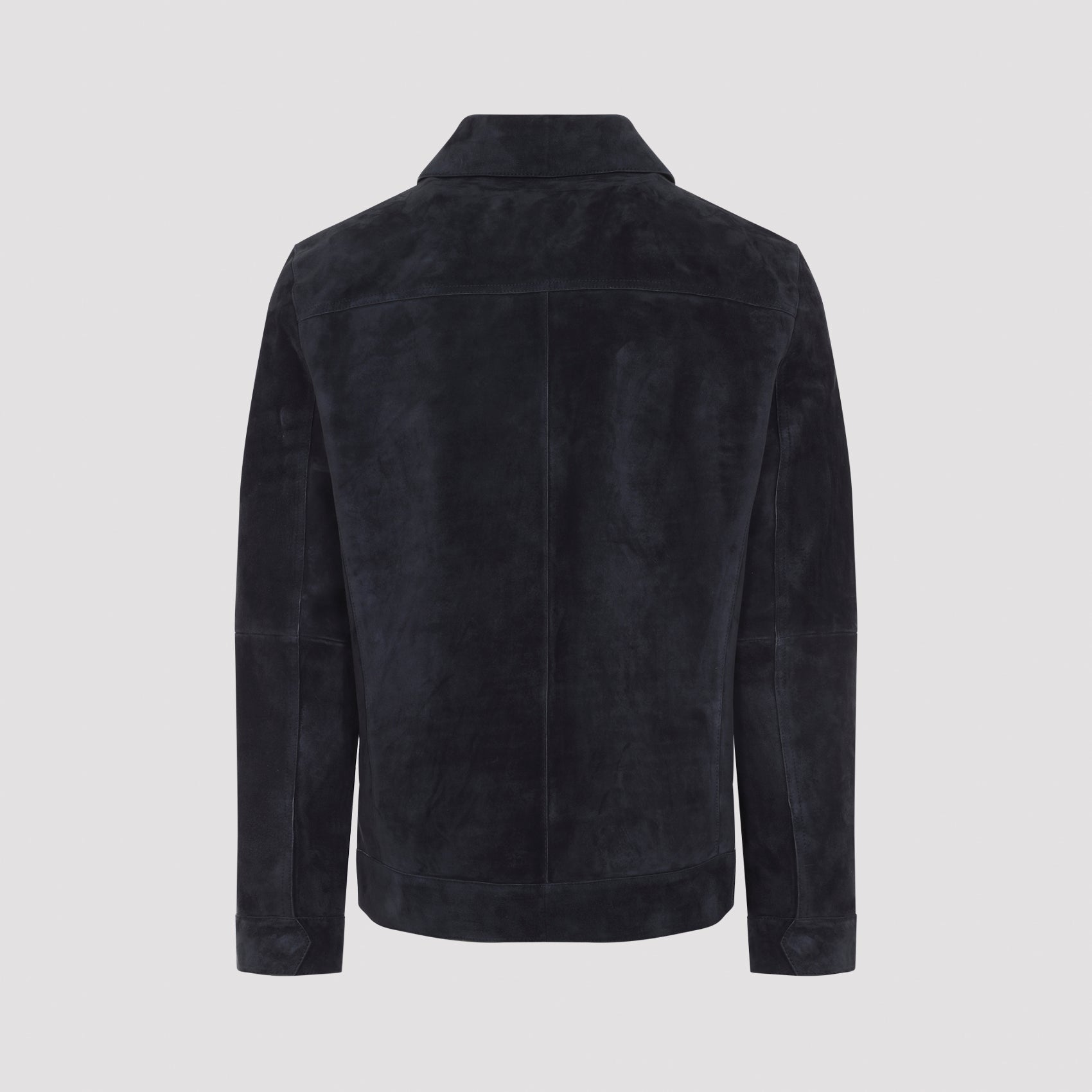 Jacket Blue Calf Cotton Polyamide