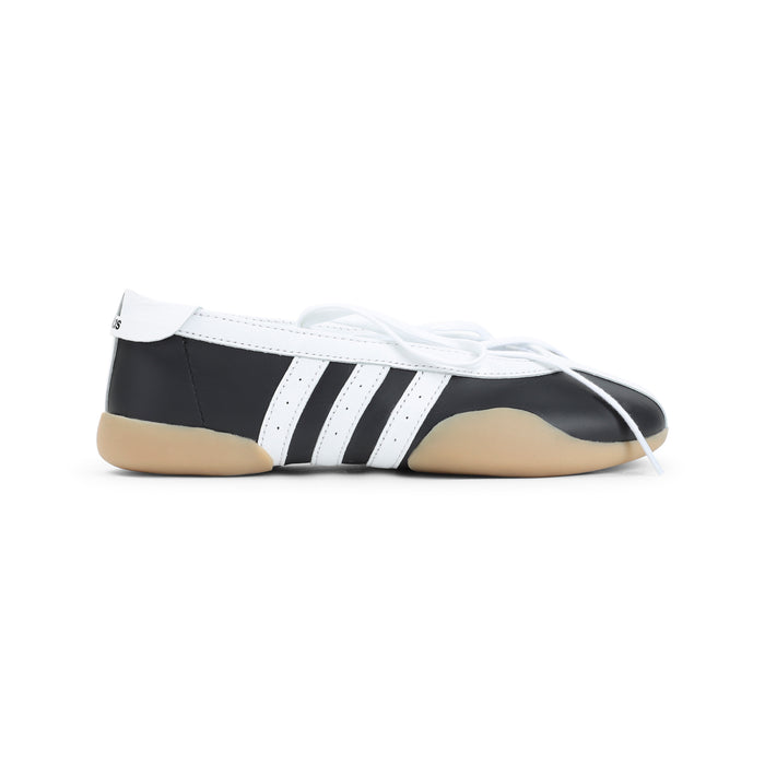 Mei Ballet Sneakers Black Leather Rubber Shoe