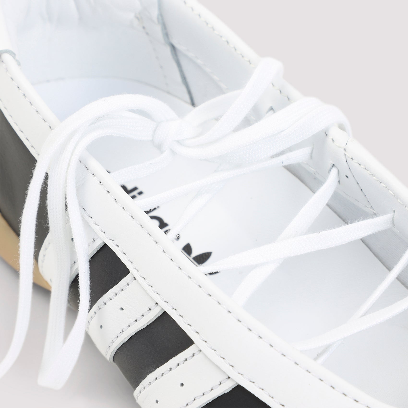 Mei Ballet Sneakers Black Leather Rubber Shoe