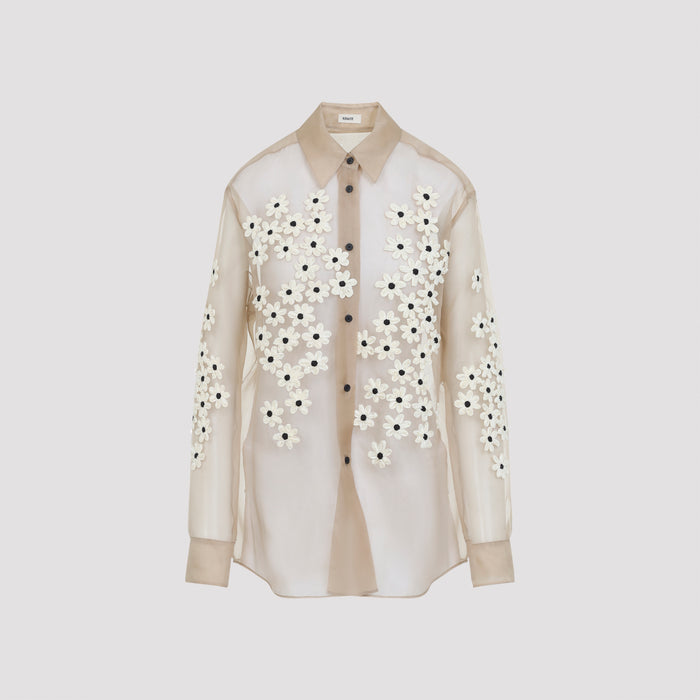 Argo Top Nude & Neutrals Silk