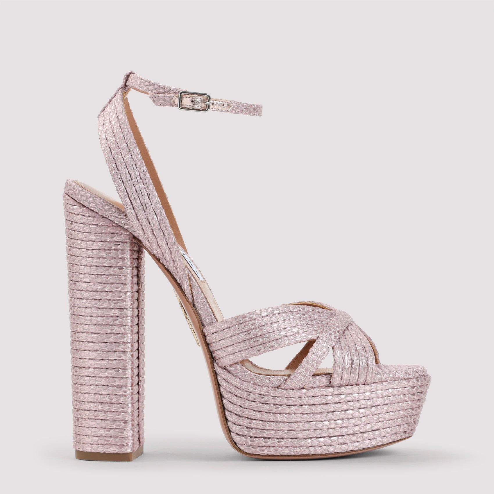 Sundace Sandals Pink & Purple Leather Cord