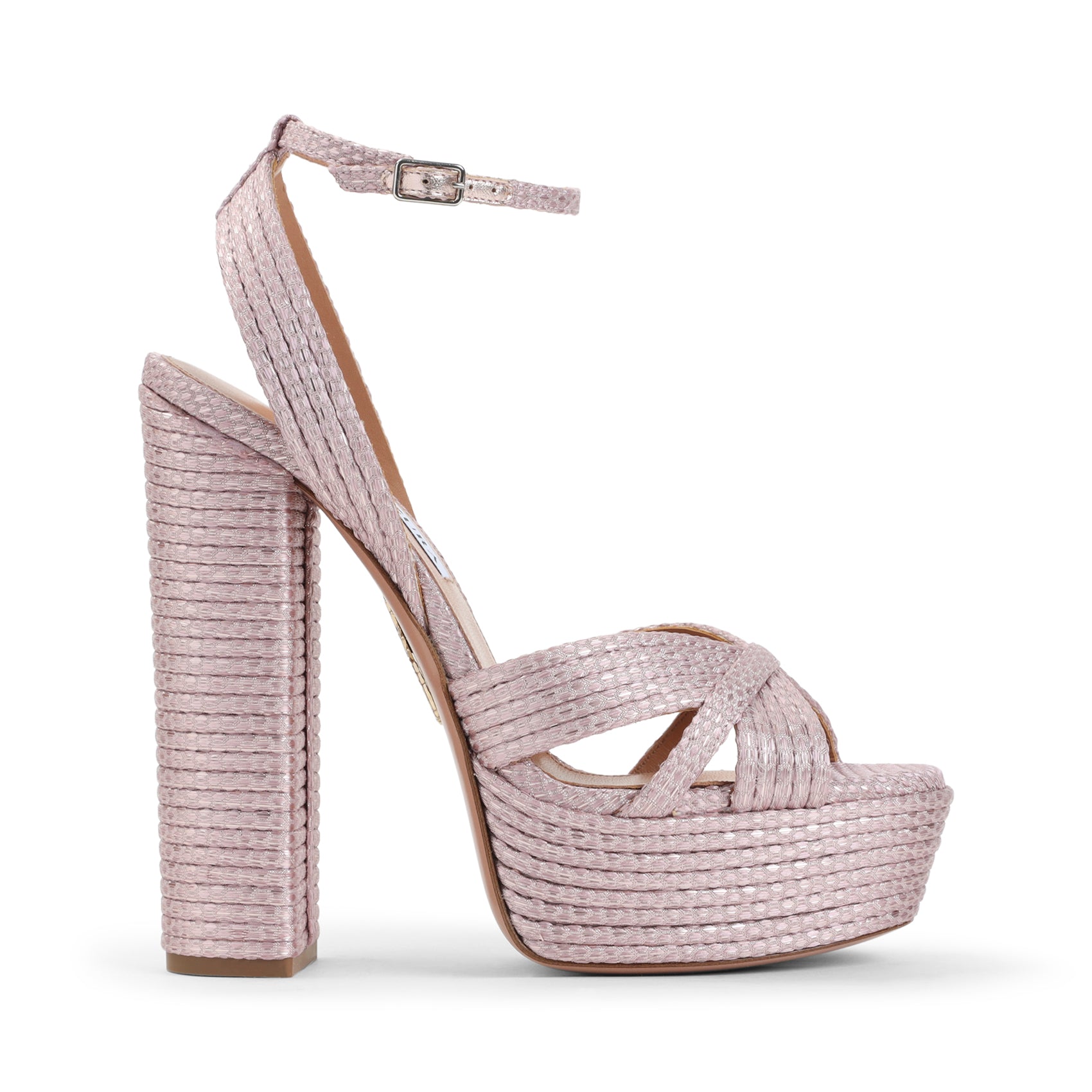 Sundace Sandals Pink & Purple Leather Cord