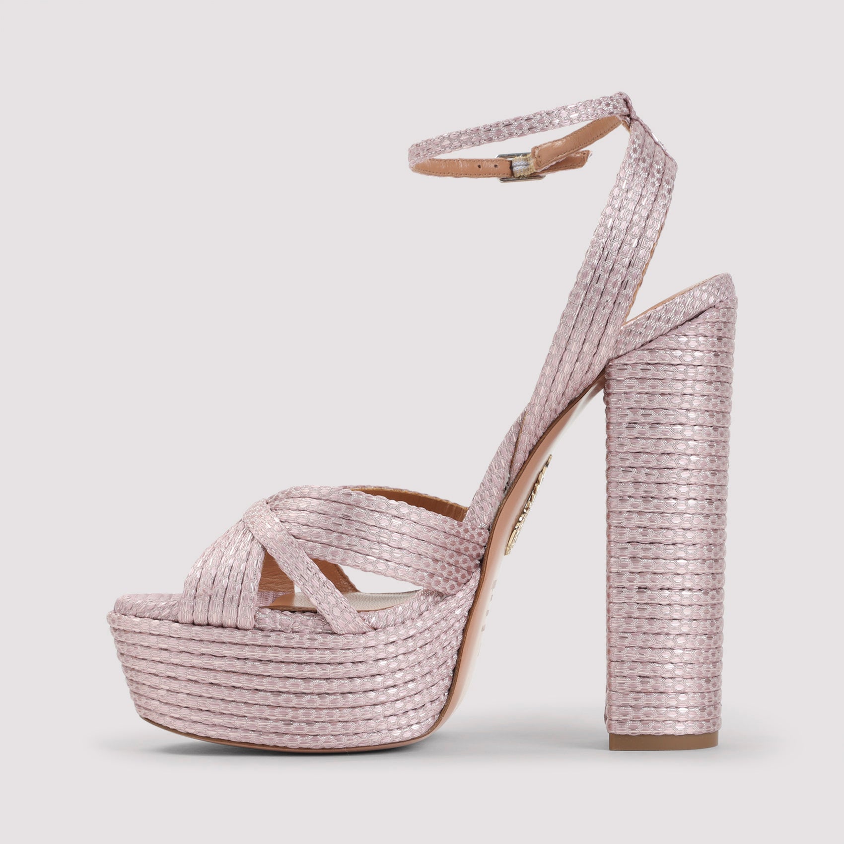 Sundace Sandals Pink & Purple Leather Cord