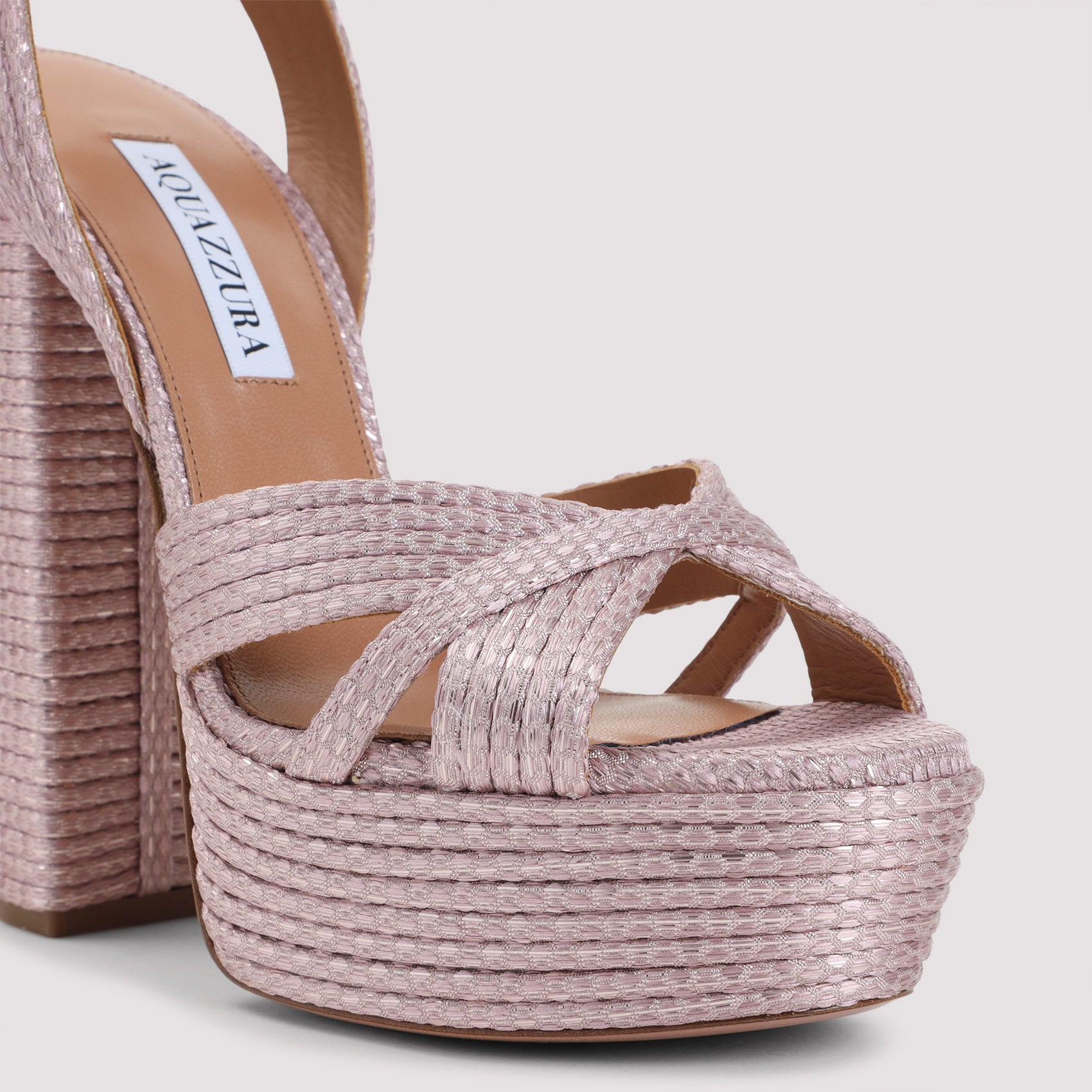 Sundace Sandals Pink & Purple Leather Cord